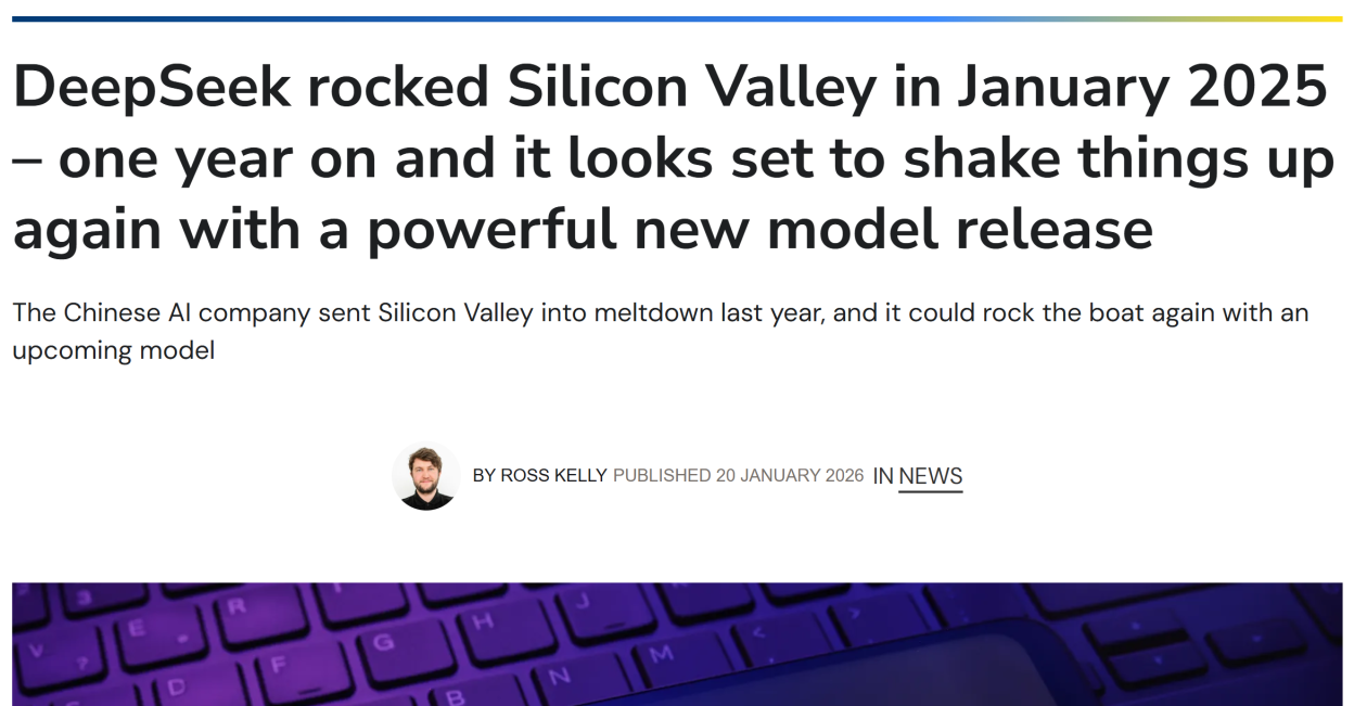 DeepSeek AI新模型曝光：搭载 MODEL1 全新架构，最快2月上线